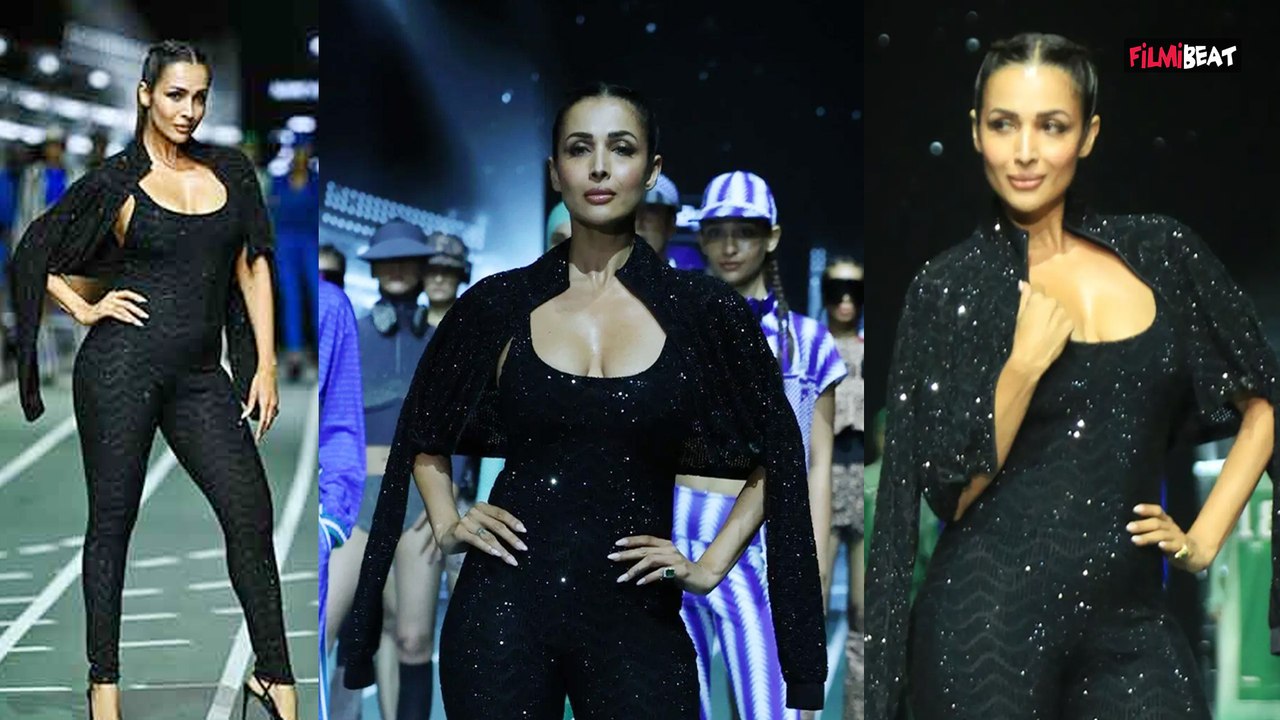 Malaika Arora ने Lakme Fashion Week में ramp पर Shimmery dress पहन Fans का जीता दिल | FilmiBeat