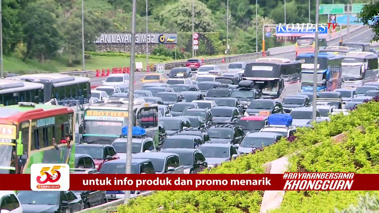 Pantauan Puncak Arus Mudik: Tol Jakarta-Cikampek KM 48 Macet, Sabtu 29 Maret 2025 Siang