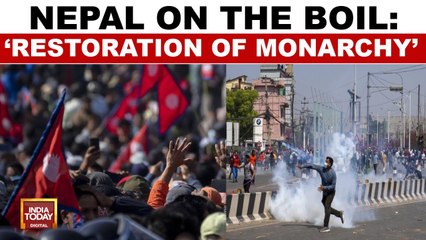 Protesters in Nepal clash with police, demand restoration of monarchy
