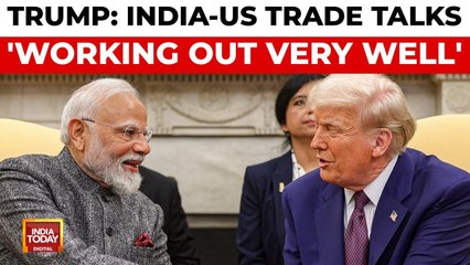 Trump optimistic about trade talks with India, calls PM Modi a smart man