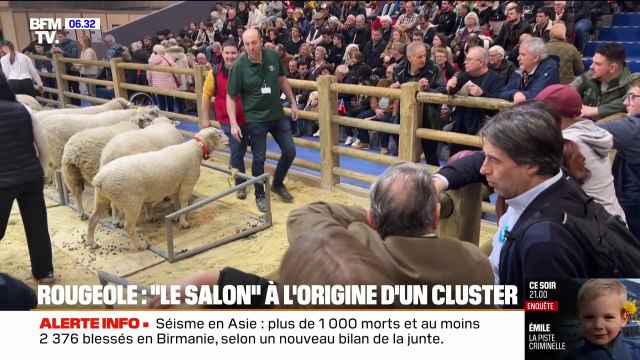 Rougeole: plusieurs cas identifiés chez des personnes ayant fréquenté le Salon de l'agriculture