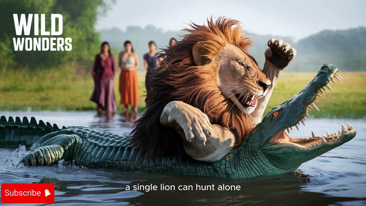 "Epic Lion Battles: Hungry Lions vs. World's Most Dangerous Animals in the African Jungle | WILD WONDERS"