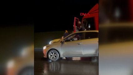 Avcılar'da trafik kavgası kamerada