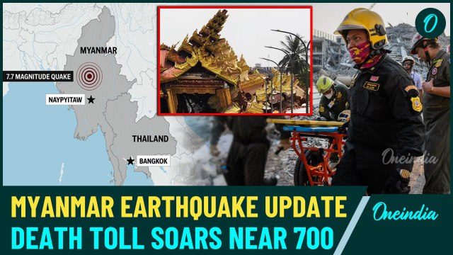 Myanmar Earthquake Latest: Massive Death Toll As 700 Killed In 7.7 Magnitude Devastating Tremor