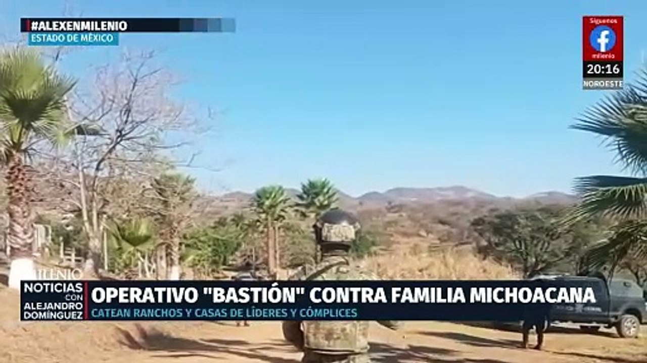 Fuerzas Federales despliegan operativo en Edomex contra La Familia Michoacana