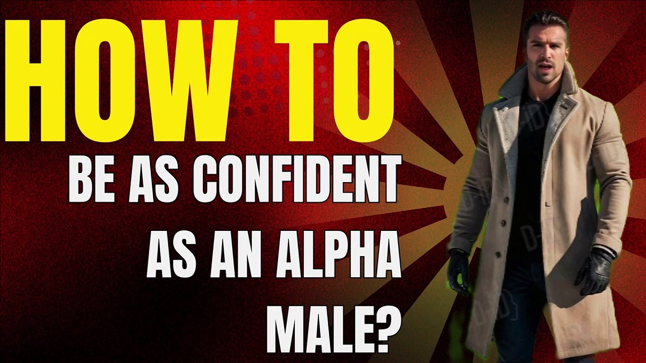 "How to be as confident as an Alpha Male?"