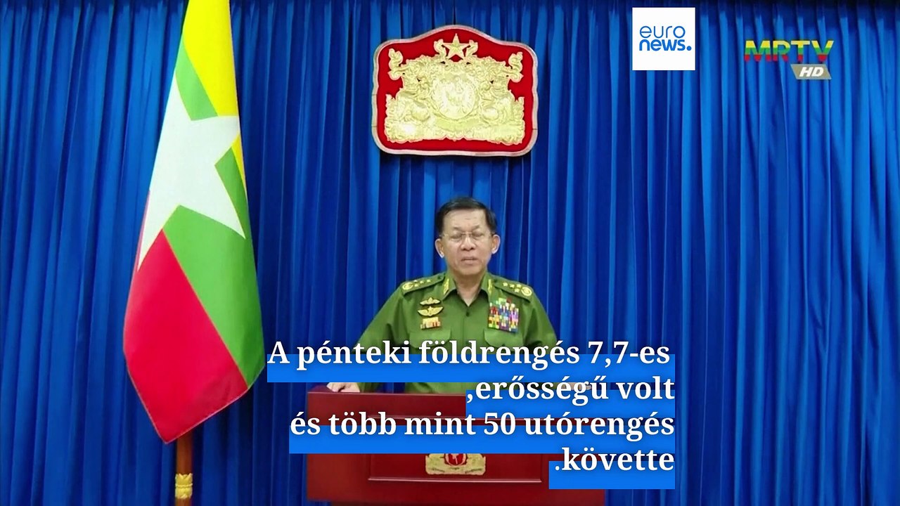1600 fölé emelkedett a földrengés halálos áldozatainak száma Mianmarban
