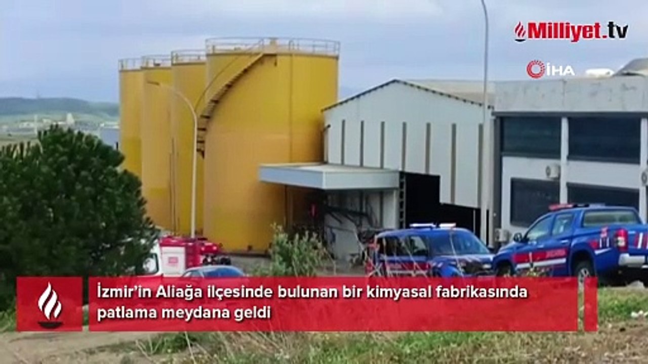 İzmir'de fabrikada patlama! 1 işçi hayatını kaybetti: İşte olay yerinden görüntüler