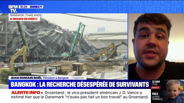 Je sentais l'immeuble qui bougeait : ce Français qui réside à Bangkok témoigne du séisme qui a touché la Birmanie et la Thaïlande