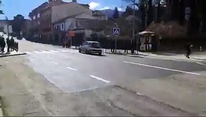 Abre la N-VI entre Segovia y Madrid tras el socavón