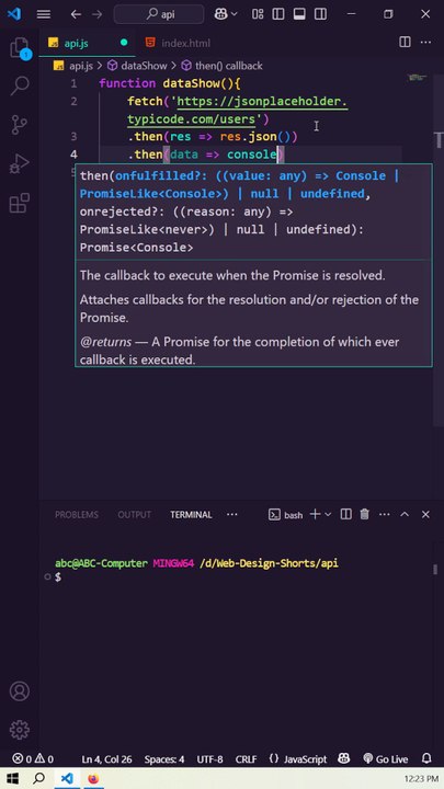 বাটন ক্লিকে API ডাটা Fetch করে UI তে দেখানোর সহজ উপায়