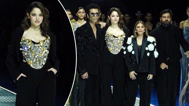 Lakme Fashion Week X FDCI: Tamannaah Bhatia-Karan Johar Turn Showstoppers For Falguni Shane Peacock!
