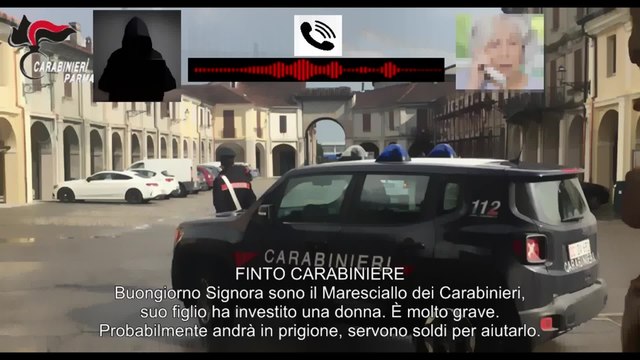 Anziana smaschera la truffa del finto maresciallo a Roccabianca: chiama i veri carabinieri e fa arrestare due uomini in flagranza davanti casa
