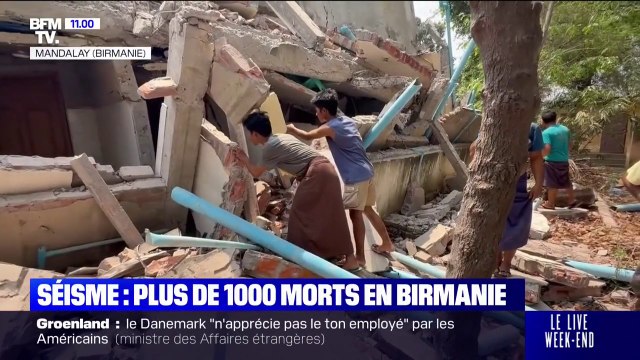 Séisme en Birmanie: la recherche désespérée des survivants au milieu des décombres