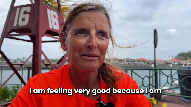 ALMA Class Globe 580 / 2025 - 5.8m Homebuilt Plywood Boat Sail Solo Around the World Pilar Pasanau's Mini Globe Leg1 Interview