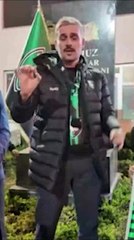 Denizlispor'da başkan açlık grevini sonlandırdı, taraftar destek için bir araya geldi