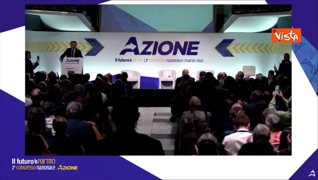 Calenda al congresso di Azione: L'unico modo di gestire M5s è cancellarlo