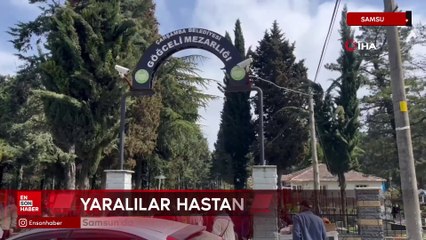 Samsun'da mezarlıkta silahlı saldırı