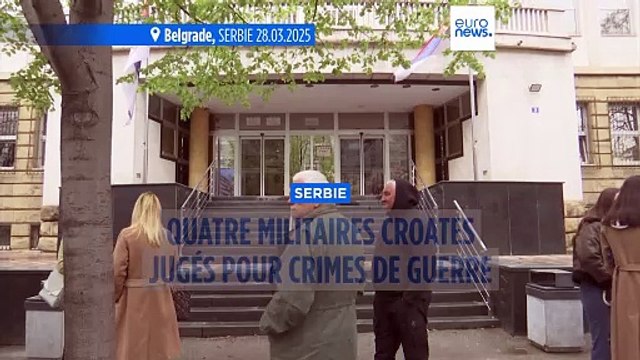 En Serbie, des pilotes de l'armée croate jugés pour crimes de guerre