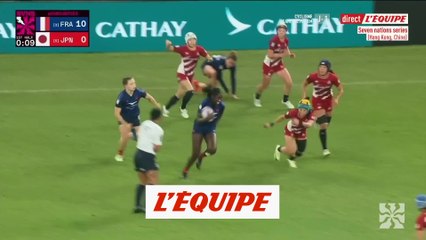 La France écrase le Japon - Rugby à 7 - Hong Kong (F)