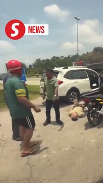 Motorcyclist nabbed for alleged assault on car driver