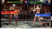 버추어파이터 5 바넷사 vs 사라 수영복 대전3
