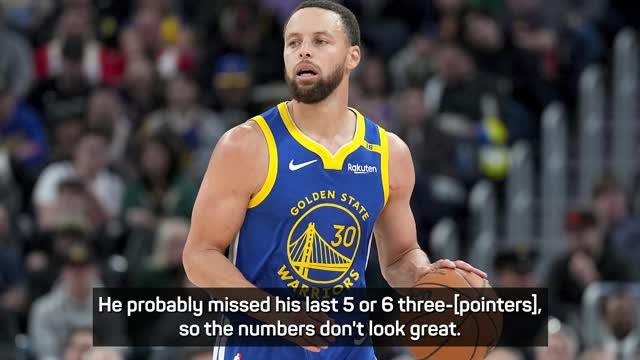 Curry was excellent after injury lay-off - Kerr