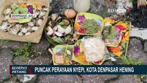 Suasana Hening Denpasar Bali di Puncak Hari Raya Nyepi Tahun Baru Saka 1947