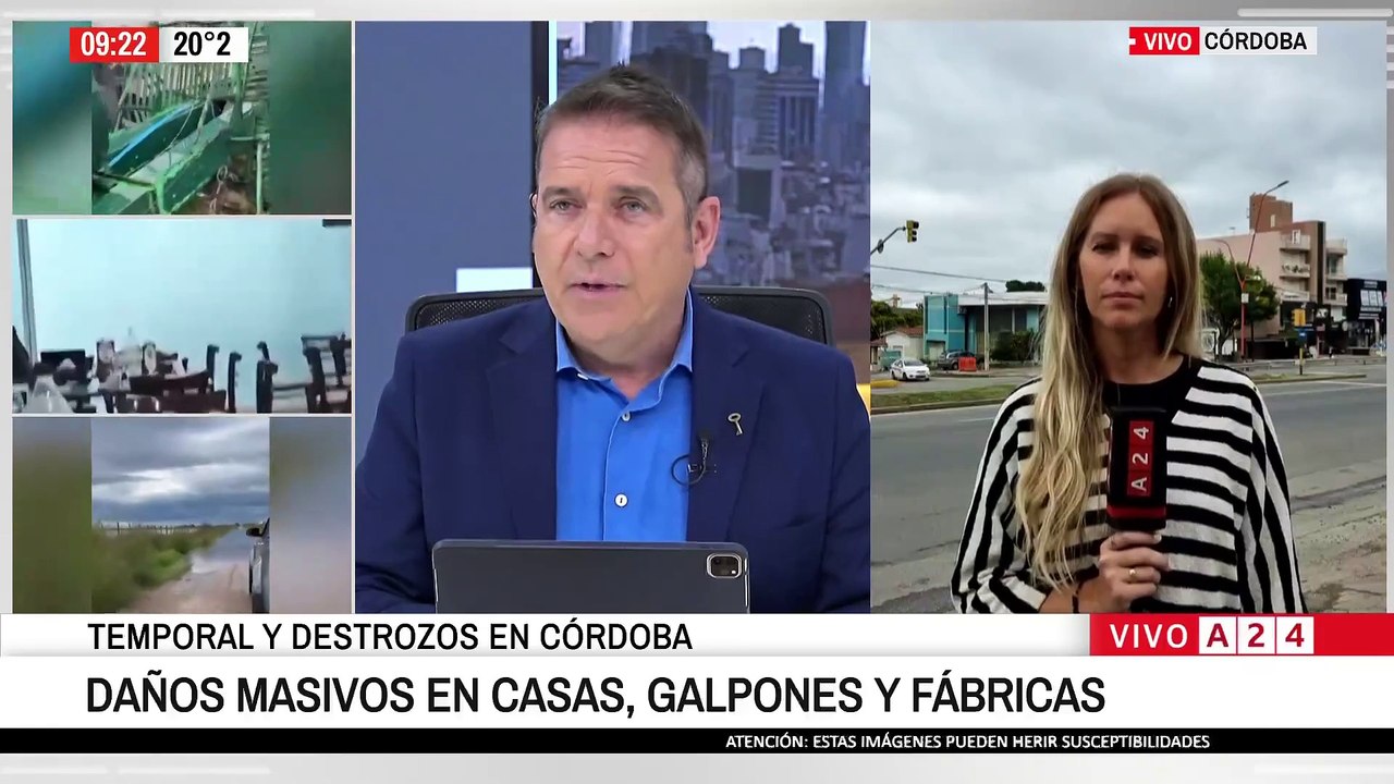 🔴 TEMPORAL Y DESTROZOS EN CÓRDOBA