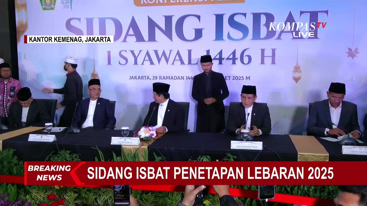 Ungkap Hasil Sidang Isbat, Menag: Hilal Tak Terlihat, Lebaran 31 Maret 2025