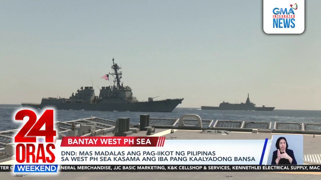 China, nagsagawa ng sariling maritime patrol sa West PH Sea kahapon, base sa ulat ng Chinese state-owned media at Reuters | 24 Oras Weekend