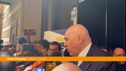 Crosetto "Linea chiara del Governo sulla difesa, Salvini consapevole"