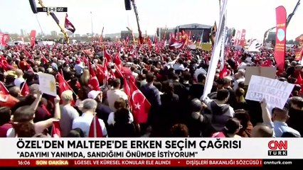 Özgür Özel'den Maltepe'de erken seçim çağrısı: Adayımı yanımda, sandığımı önümde istiyorum