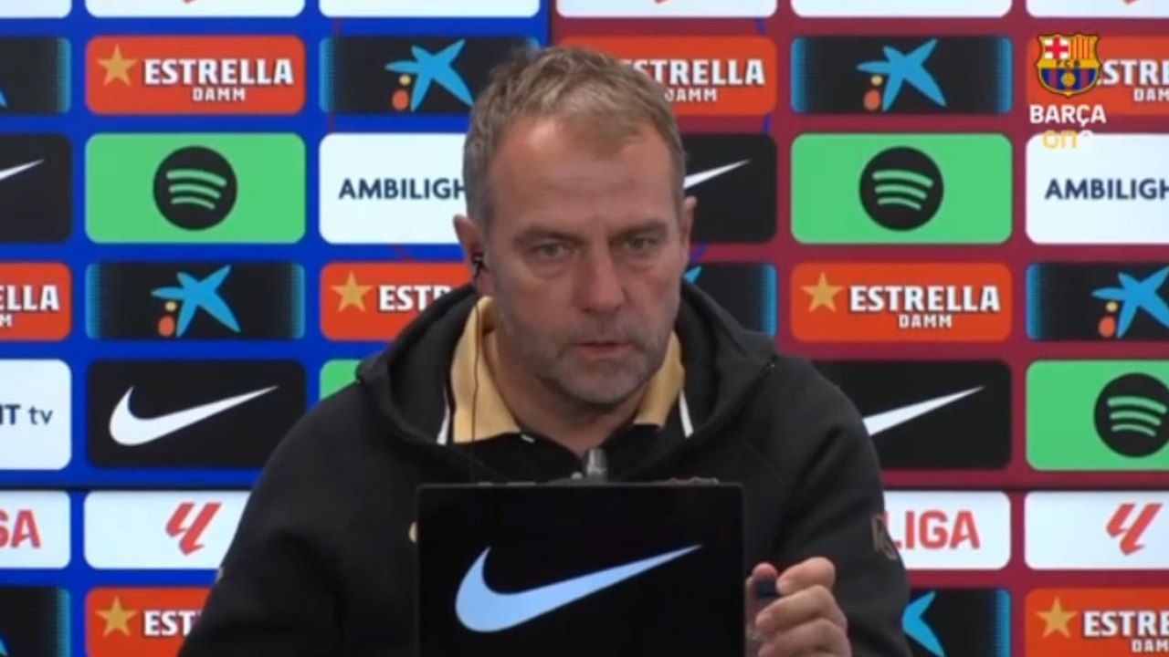 Rueda de prensa completa de Hansi Flick, previa al FC Barcelona vs. Girona FC de LaLiga EA Sports
