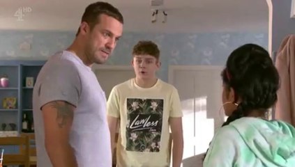 Hollyoaks Warren Fox vs Yasmine & Tom Cunningham 16th August 2017