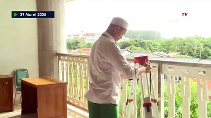 Penampakan Alat Pemantau Hilal Tentukan Idulfitri 2025 di Masjid Raya KH. Hasyim Asyari Jakarta