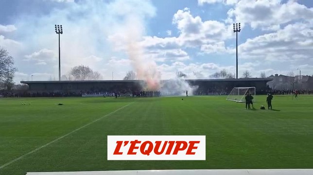Les supporters Sang et Or déjà chauds avant le derby du Nord - Foot - Ligue 1 - Lens
