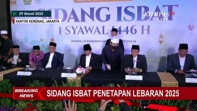 [FULL] Hasil Sidang Isbat Penentuan Idulfitri 2025, Menag: Ramadan Sama, Alhamdulillah Lebaran Juga