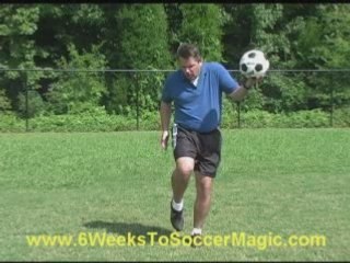 How To Trap The Soccer Ball With Your Knee & Foot