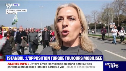 "Justice sera faite": à Istanbul, l'opposition turque toujours mobilisée contre le pouvoir en place