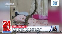 Boarding house, nabulabog dahil sa paglabas ng sawa | 24 Oras Weekend