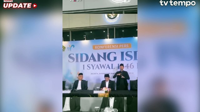 Hasil Sidang Isbat Kemenag Tetapkan Idul Fitri 1446 H pada Senin 31 Maret 2025