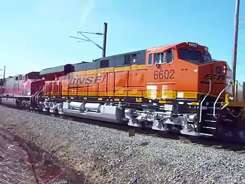 New BNSF A-1-A Trucked Locomotive #6602 & Other New GE's Testing At Erie, PA