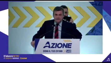Calenda:non esiste pace senza forza, chi lo dice è mentitore seriale
