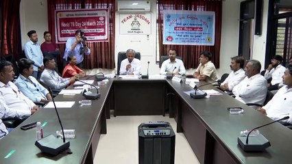 TB FREE INDIA MEETING LED BY MINISTER KUNVARJI BAVALIYA IN #RAJKOT #GUJARAT