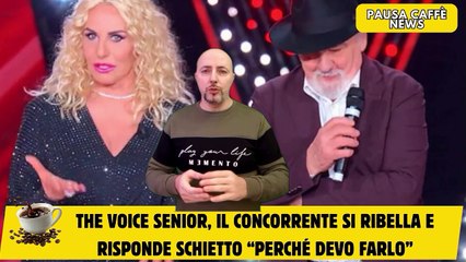 The Voice Senior, il concorrente si ribella e risponde schietto “Perché devo farlo”