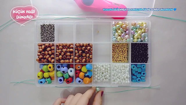 Kolay İncili Makrome Bileklik Yapımı