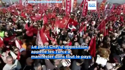 Des centaines de milliers de manifestants à Istanbul contre l'arrestation du maire Ekrem İmamoğlu