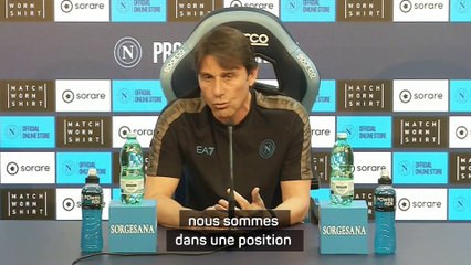 Conte : "Stupide et idiot de ne pas croire au titre"