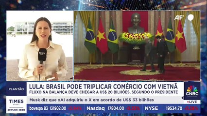 Lula: "Brasil pode triplicar comércio com Vietnã" | PLANTÃO TIMES BRASIL